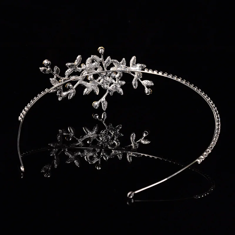 Western style Jewelry headdress handmade crowns and tiaras headband hair accessories bride flower women crown HD141 | Украшения и