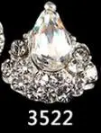 MAFANAILS 10 шт 3501-3524 ногтей K9 стекло драгоценный камень СТРАЗА под Камень Стразы дизайн ногтей 3d украшение японский Декор ногтей ювелирные изделия для ногтей - Цвет: 3522