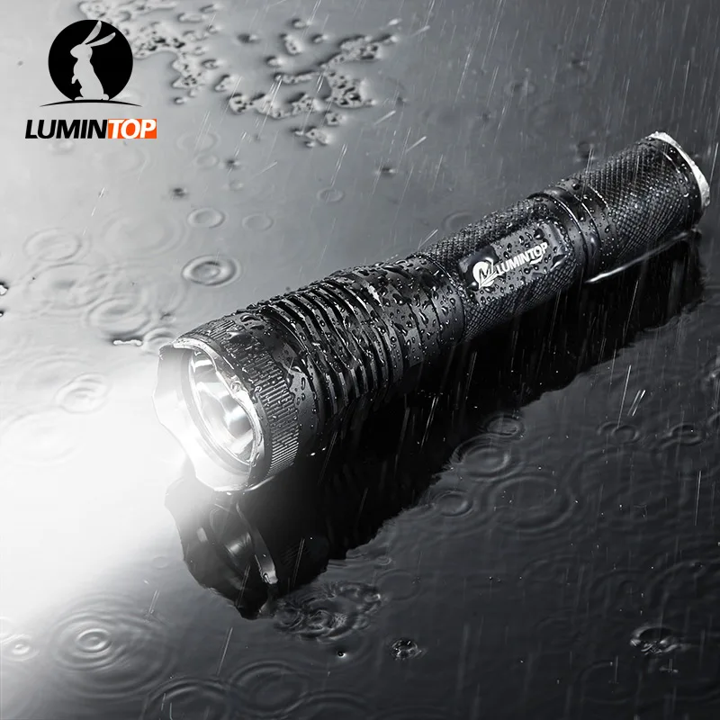 LUMINTOP военно тактический фонарик TD15S Водонепроницаемый охота свет Cree XM L2 Led Макс 750