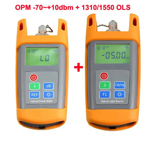 FTTH Оптический мультиметр измеритель оптической мощности и 1310/1550nm оптический