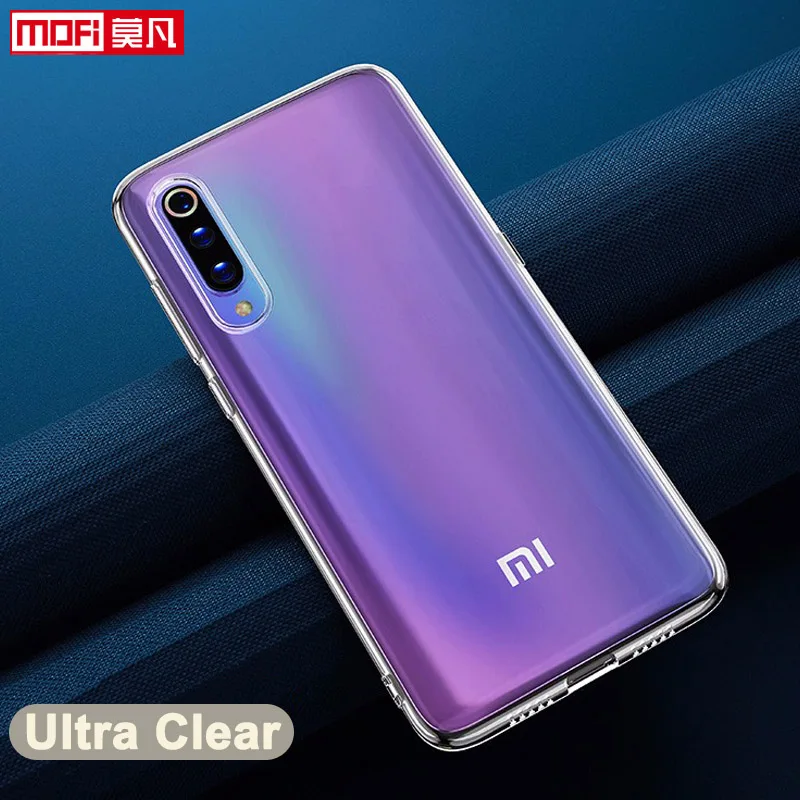 Clear Прозрачный чехол для xiaomi mi 9, чехол xiaomi 9, ультра-тонкий мягкий силиконовый тонкий чехол MOFi xiaomi mi 9 explorer, прозрачный чехол - Цвет: Clear