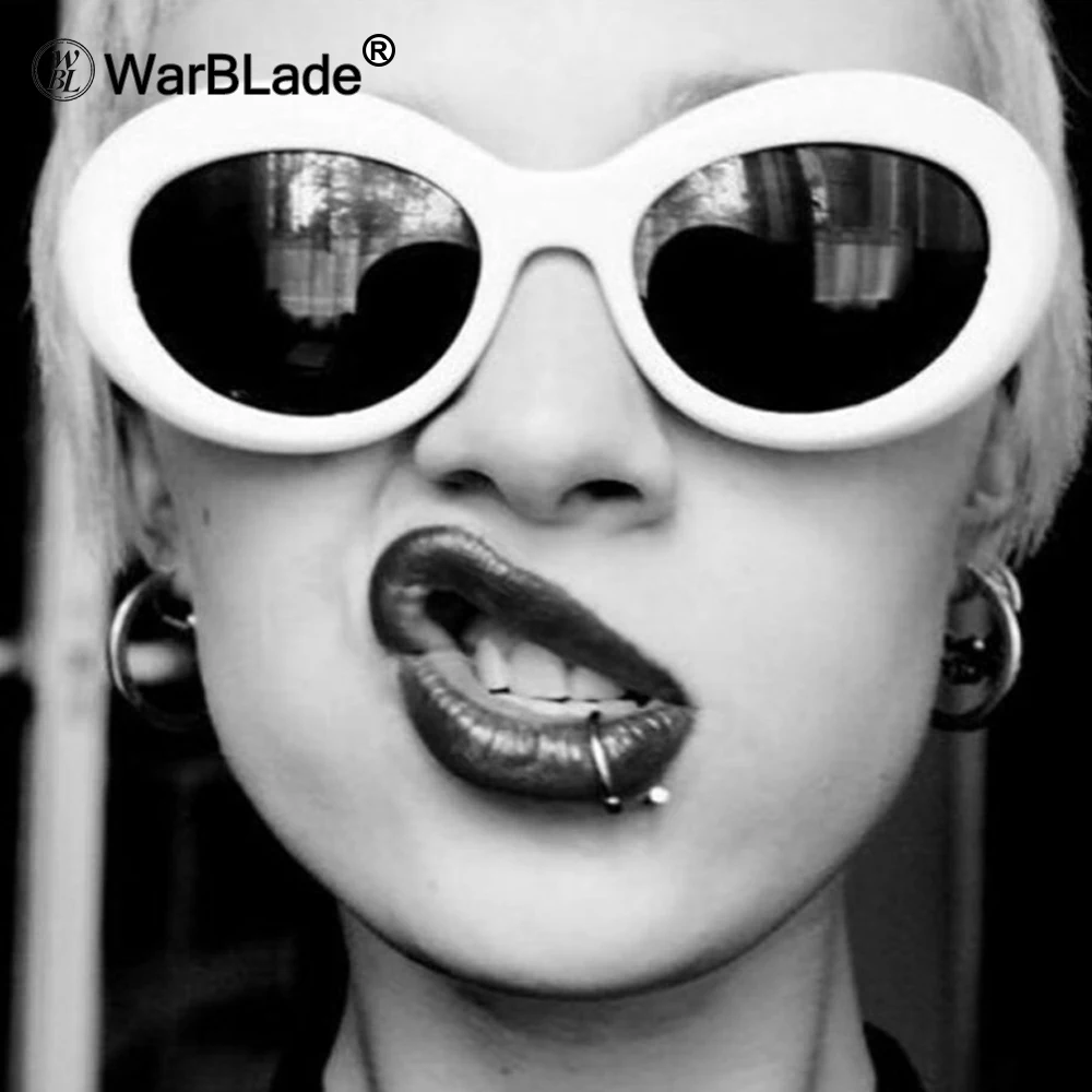 

WarBLade 2PCS Men Women Goggles Glasses UV400 Mirrored NIRVANA Kurt Cobain Sunglasses Classic Fahion Female Male Sun Glasses
