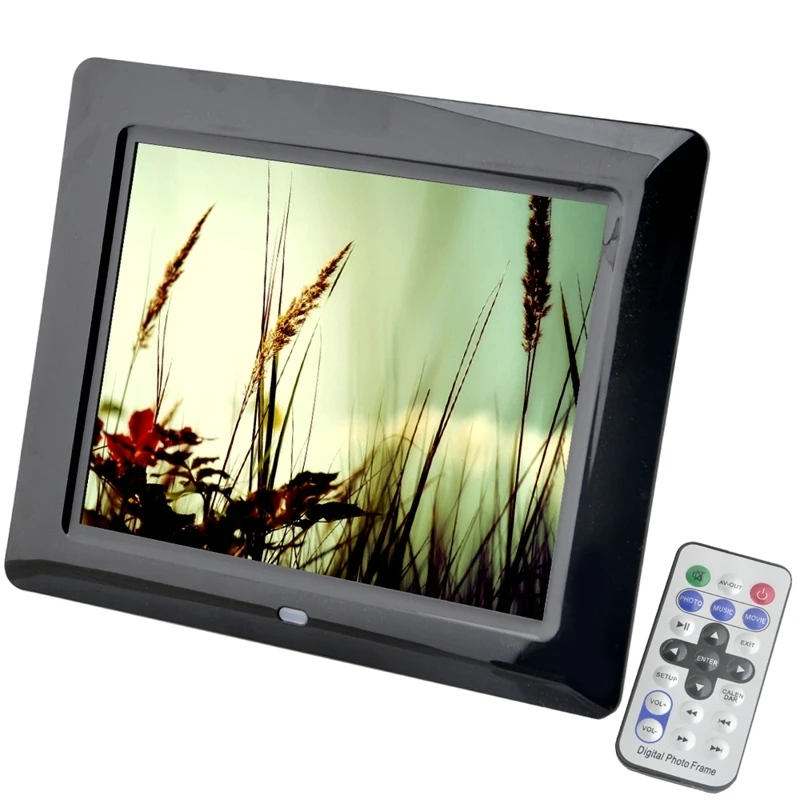 8 дюймовая цифровая фоторамка ЖК экран светодиодная подсветка HD 800*600 электронный