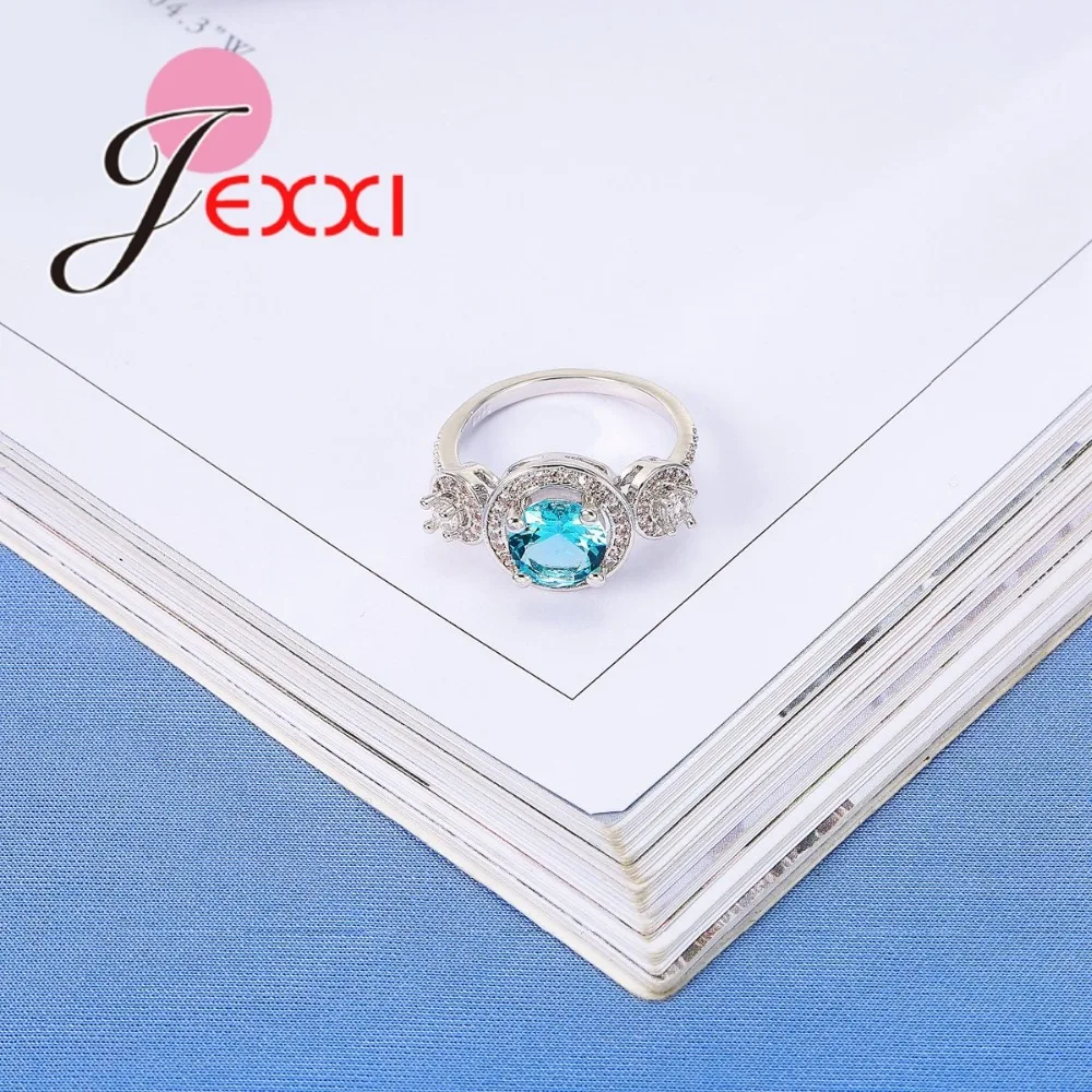 Charm Women Cubic Zirconia Rings For Wedding Engagement Jewelry Accessory 925 Sterling Silver Anniversary Anillos Bague | Украшения и