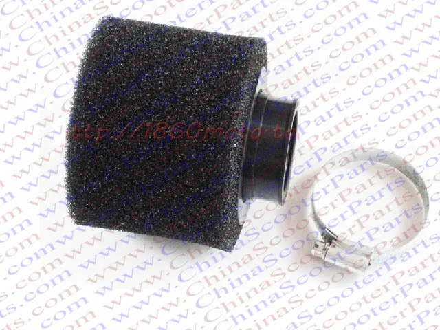 2 шт. 38 мм губка прямой адаптер воздушный фильтр черный core Черная куртка Мини Мото