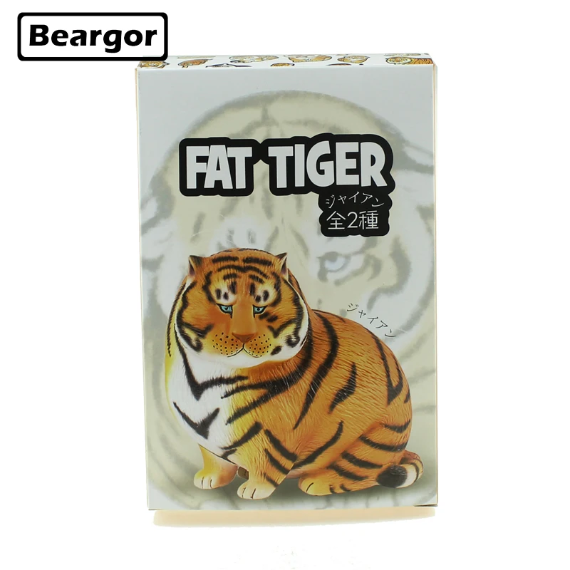 12 шт. Симпатичный мини Аниме Забавный жир тигр 2 Цвет стол украшение автомобиля в