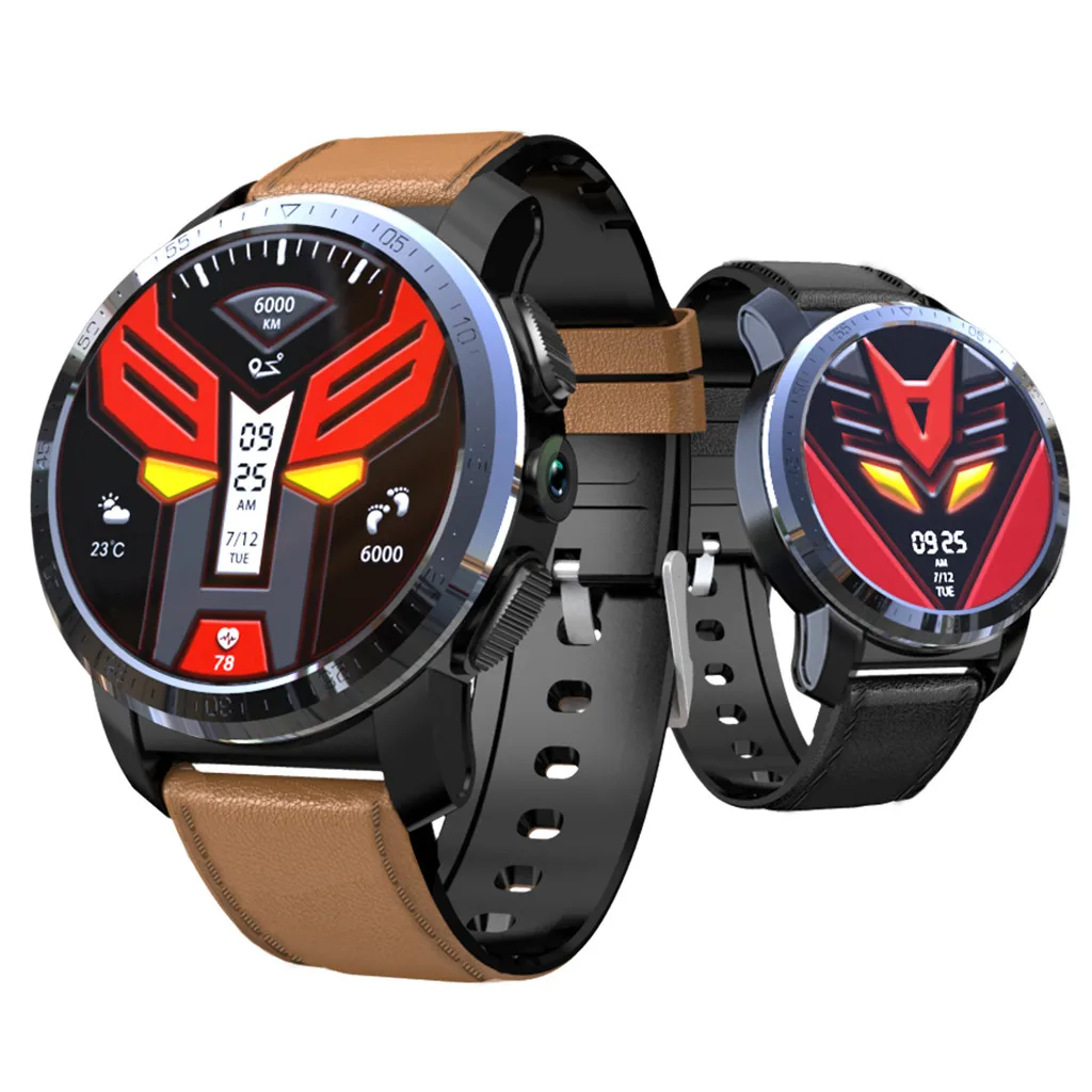 KOSPET Optimus 2 ГБ+ 16 Гб AMOLED 4G двойной чип 8.0MP 800 мАч IPX67 SmartWatch телефон для amazfit ремешок Bip
