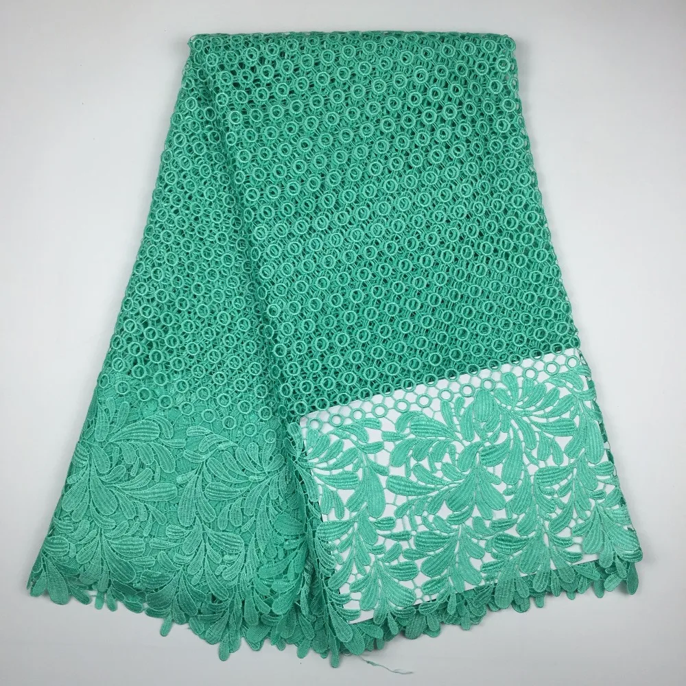 Новейший дизайн Королевский синий цветной гипюр кружевной ткани 5 ярдов/лот