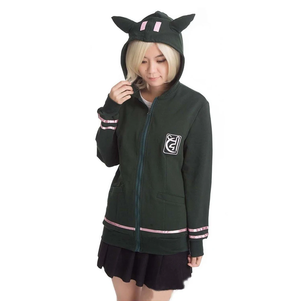 Супер данганронпа 2 Chiaki Nanami костюмы для косплея куртка толстовка с капюшоном