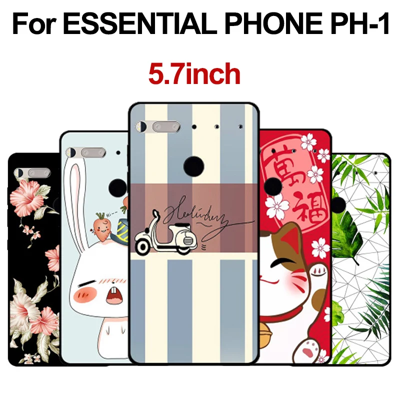 Мягкий чехол для телефона ESSENTIAL PH1 с милым мультяшным PH 1 защитный задней