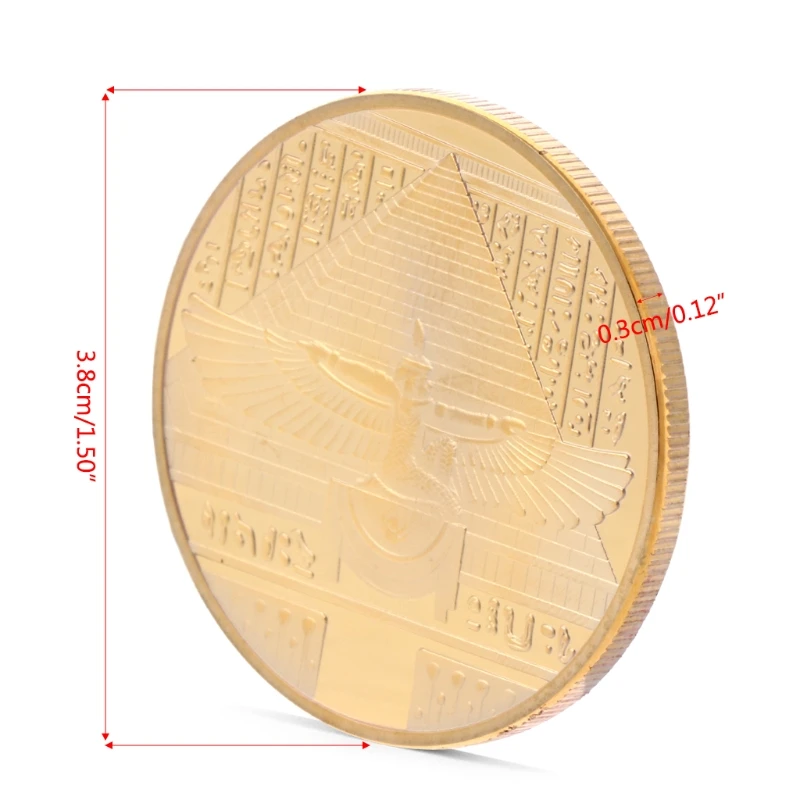 Позолоченная старинная Памятная коллекция монет Tutankhamun|souvenir|souvenir coin |