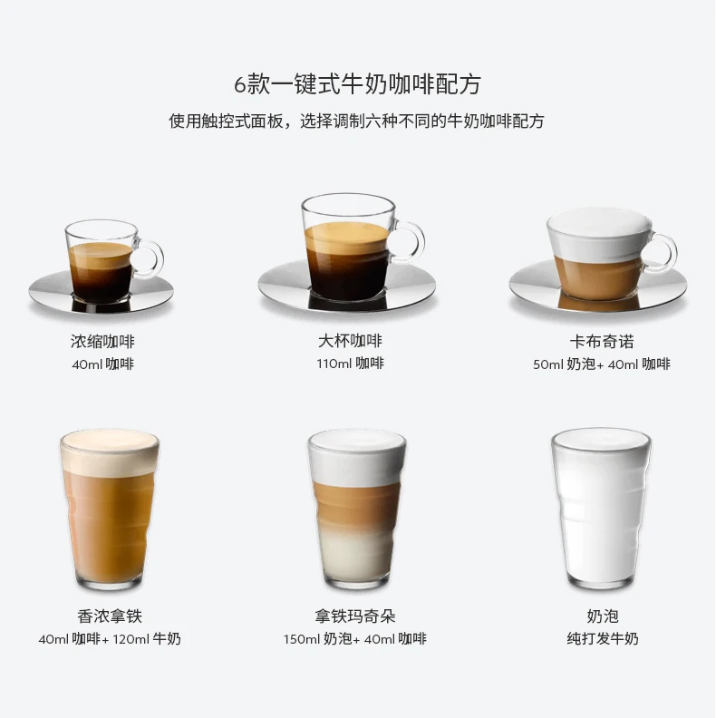 NESPRESSO/NESPRESSO Lattissima Touch импортная полностью автоматическая домашняя Капсульная кофемашина