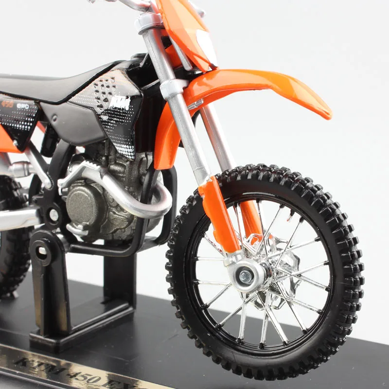 Maisto 1:18 миниатюрные весы KTM 450 EXC мотоцикл грязи гоночные транспортные средства литье под давлением модель игрушки гоночные миниатюрные хобби коллекторы