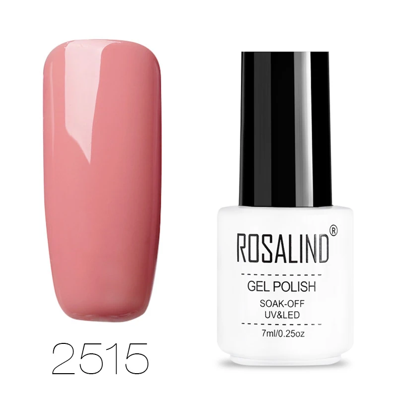RC2515 ROSALIND Гель-лак для ногтей маникюрный набор для наращивания ногтей Vernis постоянный УФ светодиодный гибридный дизайн ногтей Гель-лак - Цвет: RC2515