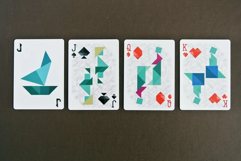 Tangram игральные карты Sea Edition семь камней мудрости Покер Размер колода USPCC пользовательские Ограниченная серия Запечатанные магические реквизиты