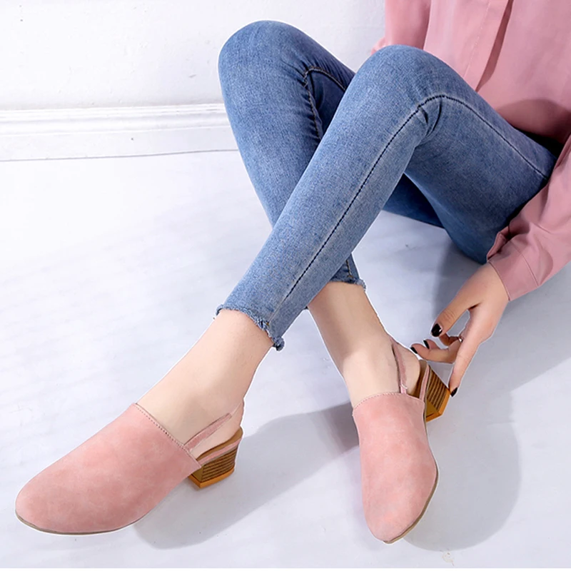 SAILING LU/женские леопардовые босоножки на низком каблуке милые розовые белые