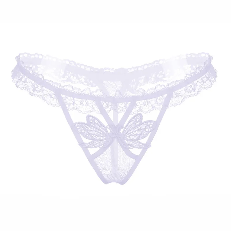 EW Sexy Panties women Underwear Lace Transparent G-string Thong Embroidery Hollow Out Women's Lingerie hot erotic |