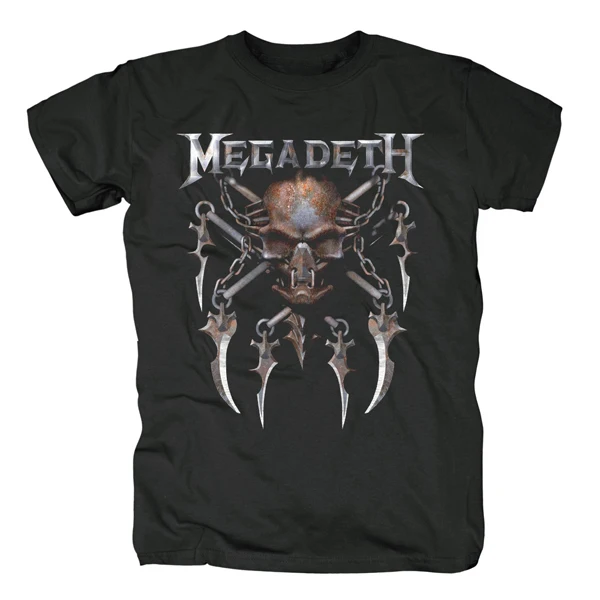 style3 Bloodhoof Megadeth bomb drop speed metal thrash black Новая футболка азиатского размера - Цвет: style3