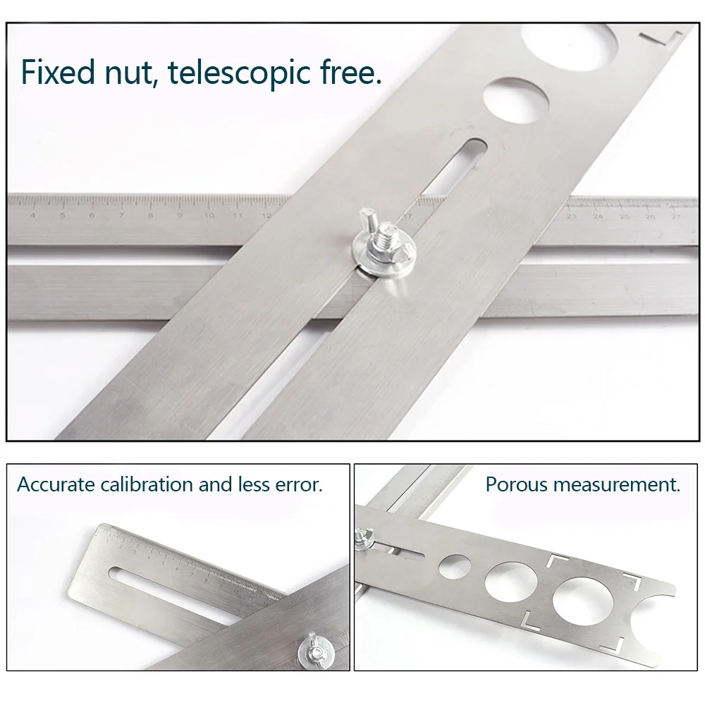 Локатор отверстий для керамической плитки из нержавеющей стали направляющая