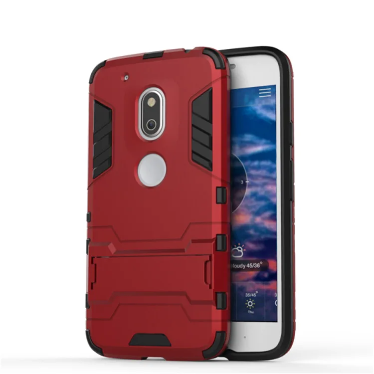 Brand gligle iron man armor two-in-one protective case for Motorola Moto G4 Play cover shell | Мобильные телефоны и