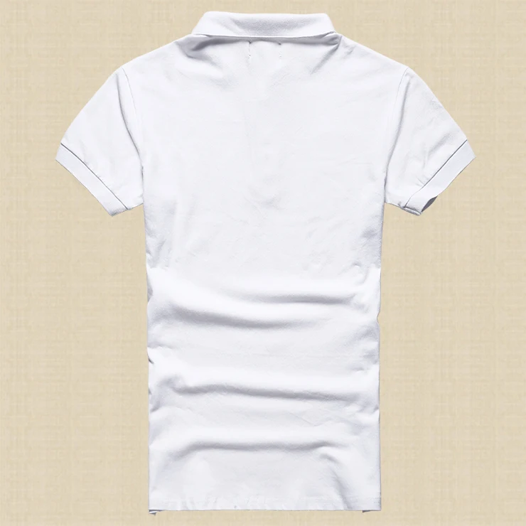2017 мужские летние повседневные хлопковые рубашки поло с коротким рукавом