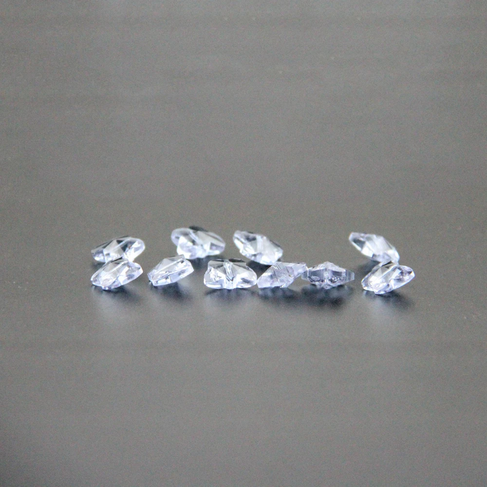 500 шт./лот 14 мм детали для люстры стеклянные хрустальные бусины бабочки среднее