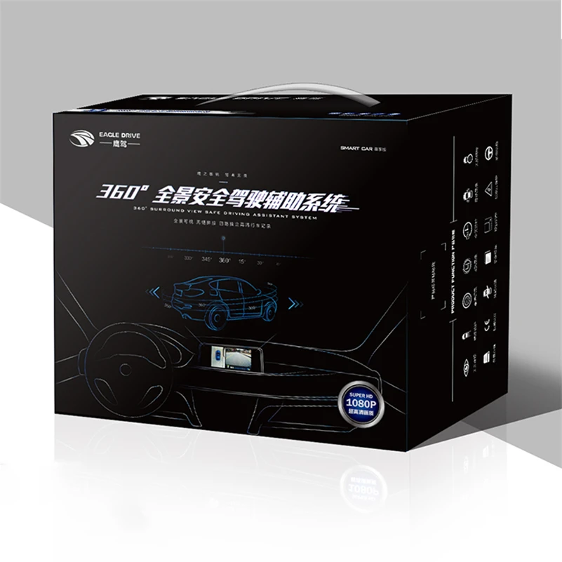 Высокое качество 360 система наблюдения за птицами Surround View 4 канала DVR с супер