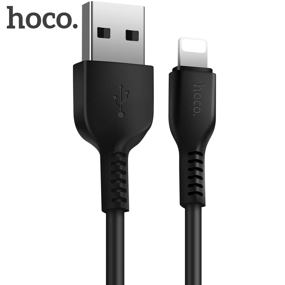 Кабель USB Hoco с разъемом Lightning для телефонов iPhone, 2.4A, 1-3 м |  AliExpress