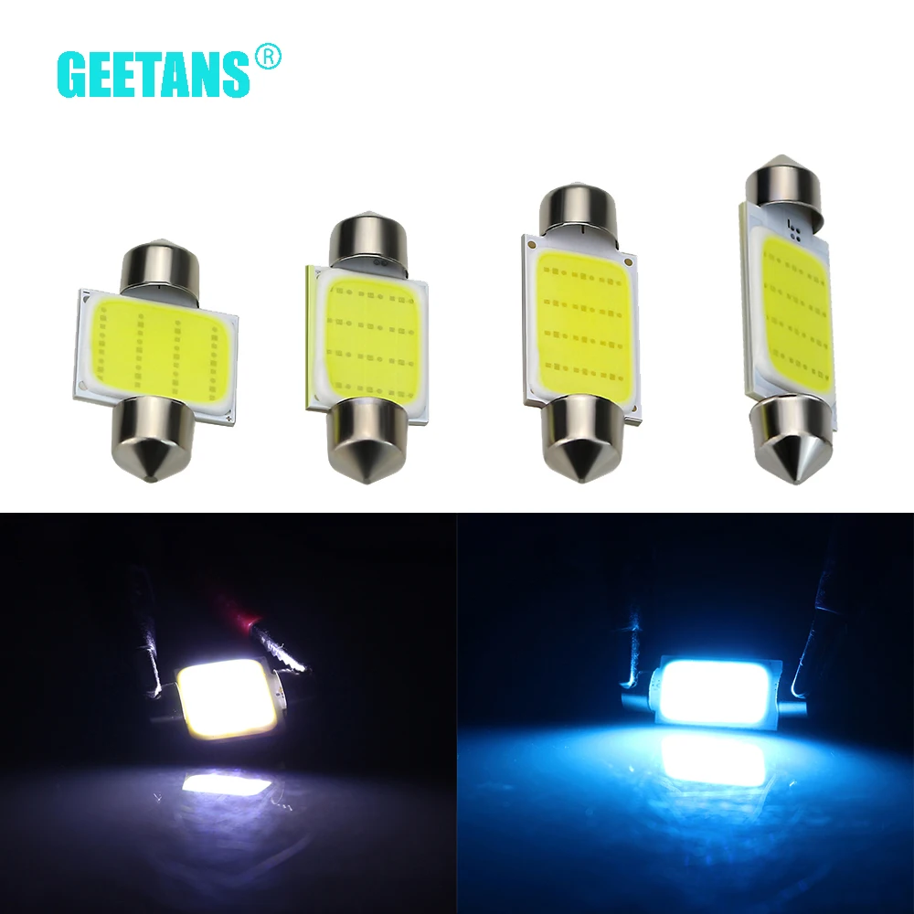 10 шт. Автомобильные светодиодные лампы 31 мм 36 39 42 мм|31mm bulb|blue ice led36mm led bulb |