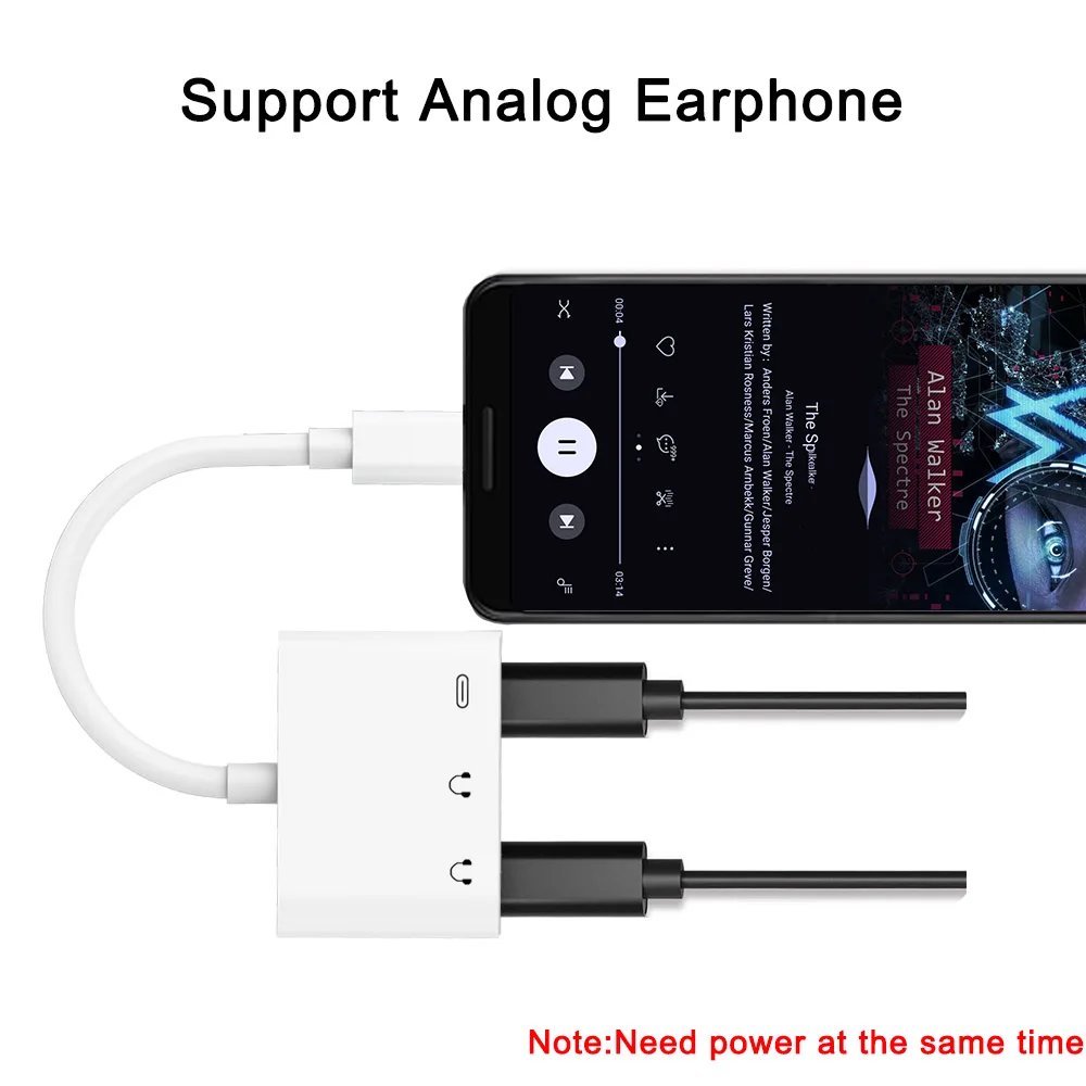 USB C до 3 5 мм Aux Jack Type порт Цифровой аудио конвертер с портом зарядки типа c кабель