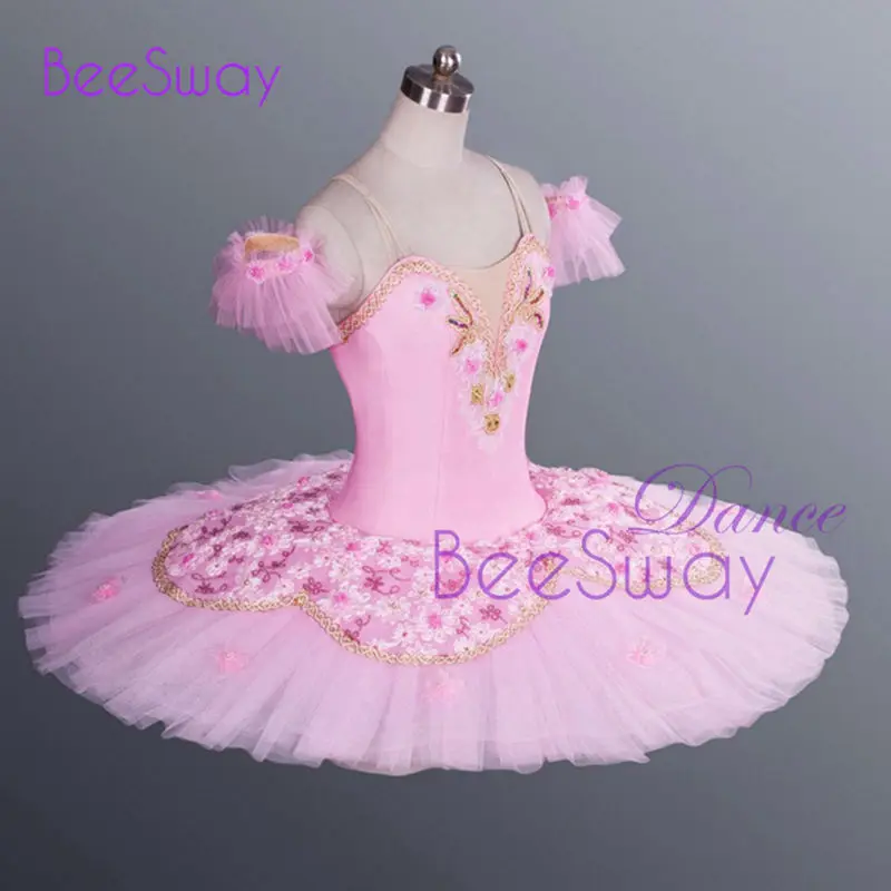Профессиональный Балетный костюм для женщин профессиональная розовая пачка