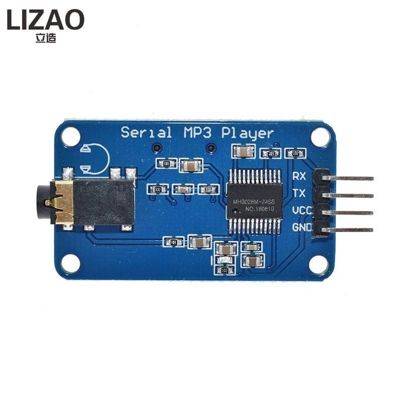 YX5300 UART TTL серийный модуль управления MP3 плеером Поддержка MP3/WAV Micro SD/SDHC карты для