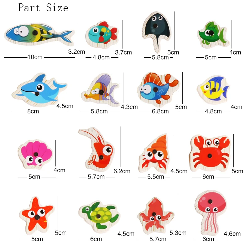 

Game Toys Children 3 Rods 3D Fish Children Outdoor Education Toys Children Toys