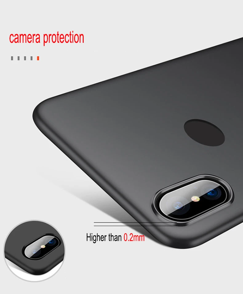Для Xiaomi Redmi S2 ультратонкий гладкий жесткий чехол для телефона из ПК Бампер