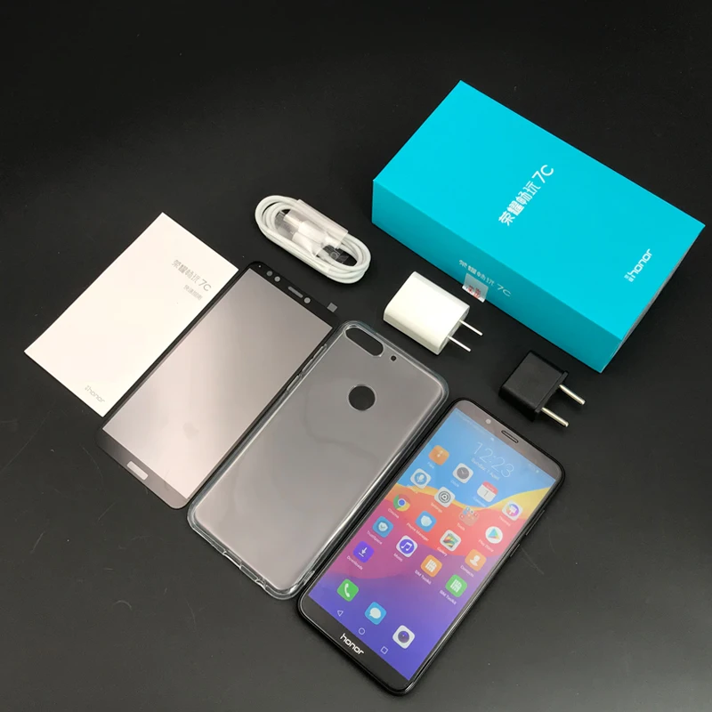 Оригинал Honor 7C 5 99 дюймов Восьмиядерный процессор Snapdragon 450 Передняя камера 3000 МП