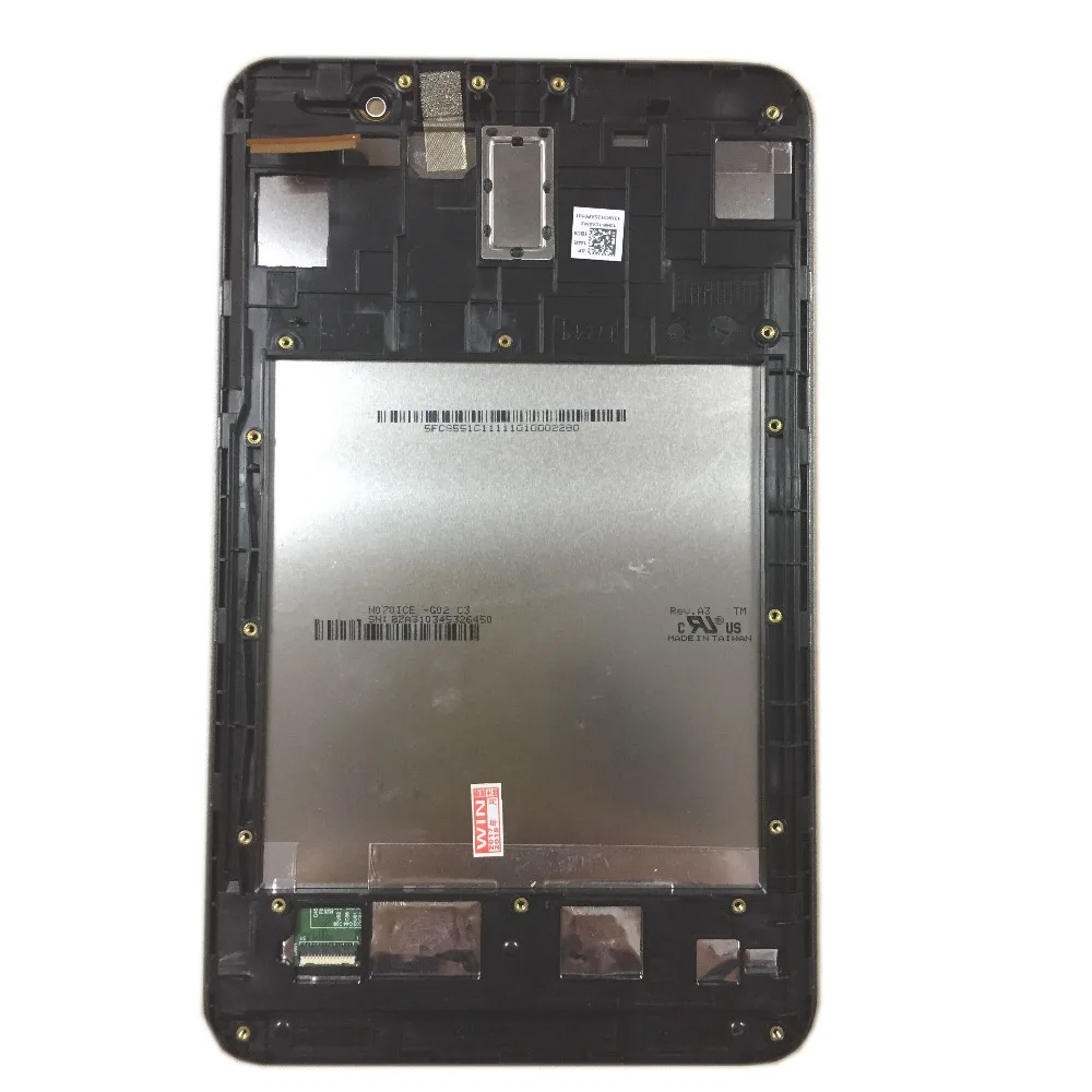 Светодиодный ЖК дисплей с рамкой для Asus Memo Pad 7 ME176 ME176C ME176CX K013 белый цвет|ЖК-экраны