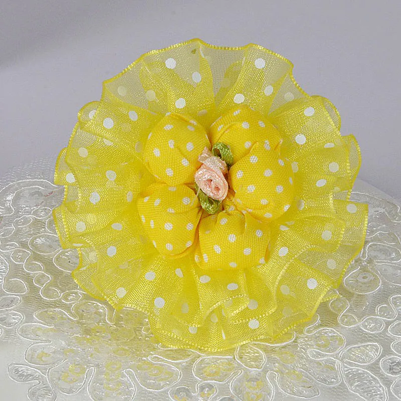 Эластичные колечки для волос с цветком сливы 2 шт. корейские фиксации хвостиков