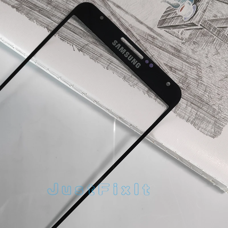 Для samsung Galaxy Note 4 N910 N910C N910F N910A lcd сенсорный экран передняя стеклянная внешняя панель Замена клея внешняя стеклянная линза