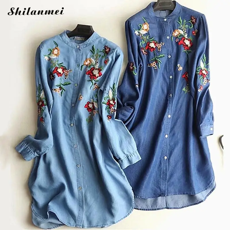 Высококачественное осеннее джинсовое платье женское элегантные весенние