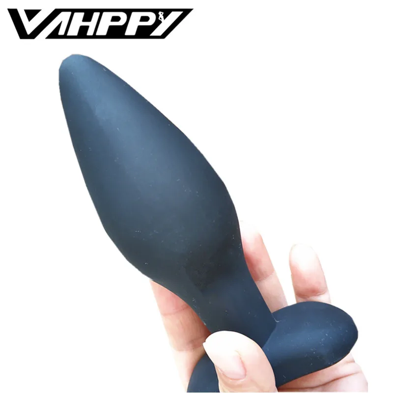30-45mm Sexy Black Silicone Anal Plug Massage Adult Gay Sex Toys For Women Man Buttplug sexo anal butt plug erotic toys Products | Красота и