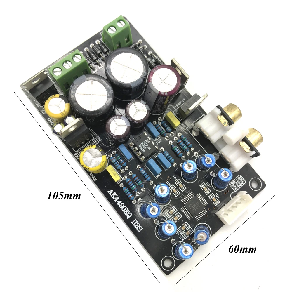 Декодер DAC Lusya AK4490 II2S с поддержкой 32 бит 768K собранный декодер | Электроника