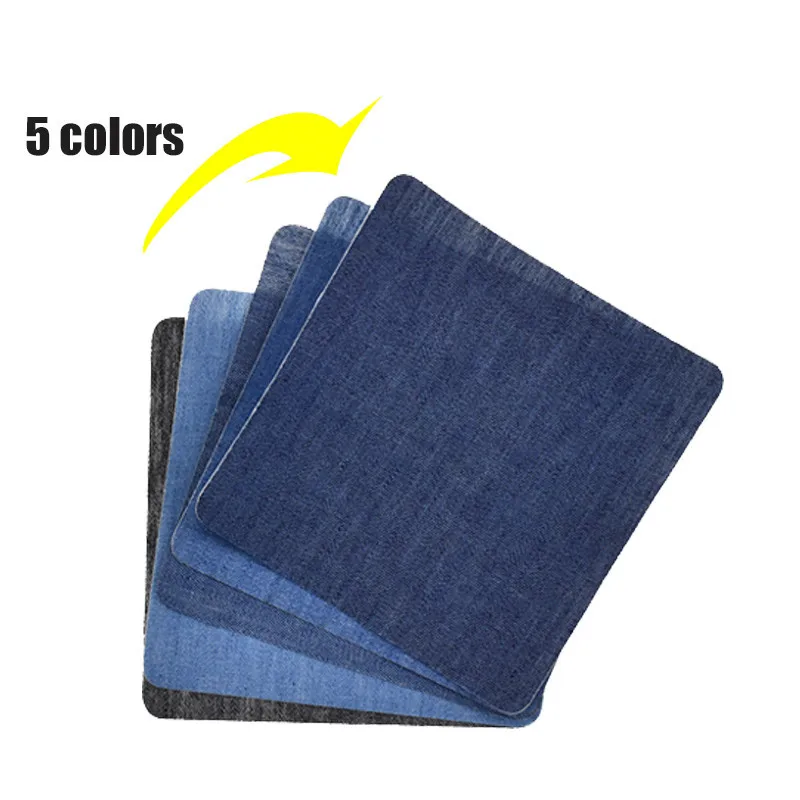 20 шт. джинсовой ткани для переодевания ремонтные наклейки из денима на колено