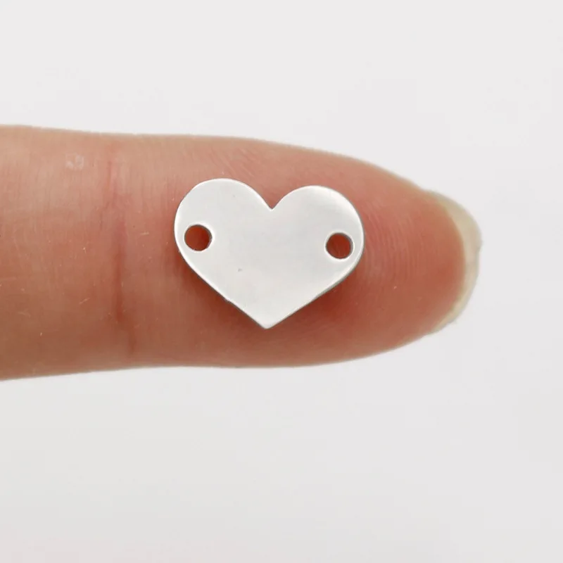 Подвеска для браслета из нержавеющей стали 2 шт./лот|Ювелирная фурнитура и