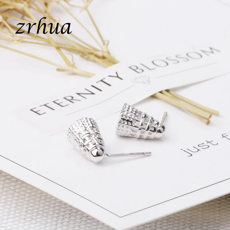 ZRHUA/, клевые серьги из стерлингового серебра 925 пробы для девочек, милые животные, цветок, сверкающие aretes, рождественские подарки для женщин, влюбленных