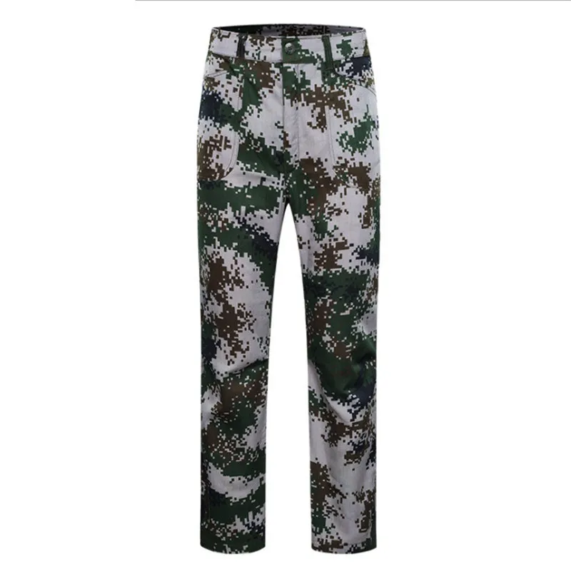 Армейская Военная тактическая Униформа куртка и брюки лес камуфляж мужской