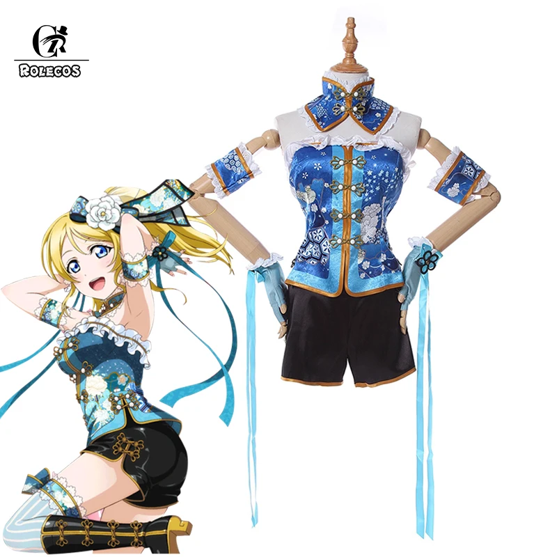 Костюмы для косплея ROLECOS LoveLive костюмы Кодори Minami Tojo Nozomi Ayase Eli Чонсам Love Live