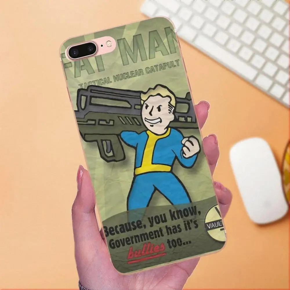 Мягкие ТПУ чехлы накладки черный остров студии игры Fallout для Samsung Galaxy Note 5 8 9 S3 S4 S5 S6