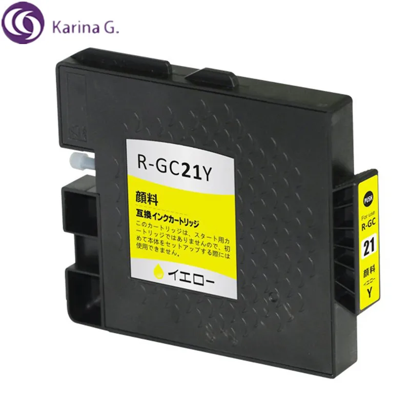 Совместимый картридж для Ricoh GC21 подходит GX 3000S 3000SF 3050SFN и т. Д.|Чернильные