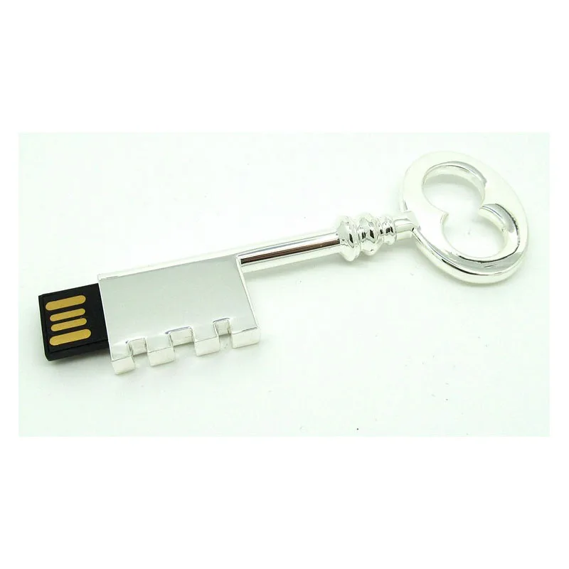 Металлический флеш-накопитель usb 2 0 4 ГБ 16 8 100% реальная емкость серебристый и