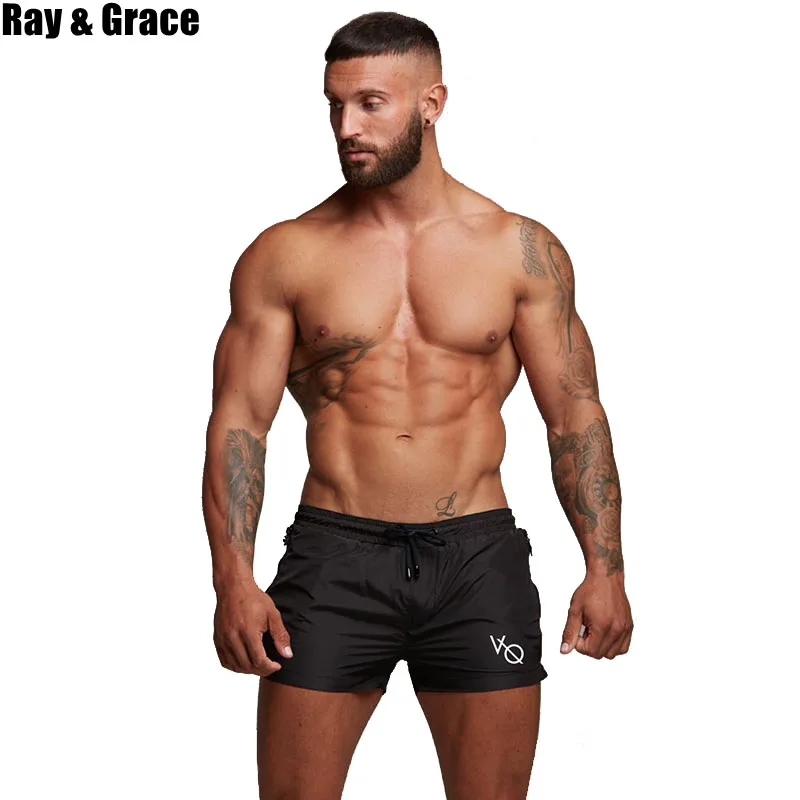 Солнцезащитные GRACE Лето Для мужчин шорты Training быстросохнущая для бега плавание